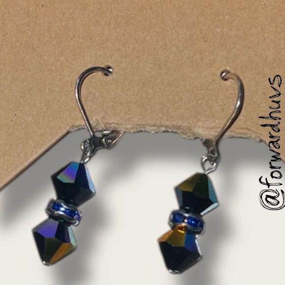 Bundle Sale 3 for $15 | Handmade Artisan Earrings | Swarovski Crystal Design - Picture 6 of 9